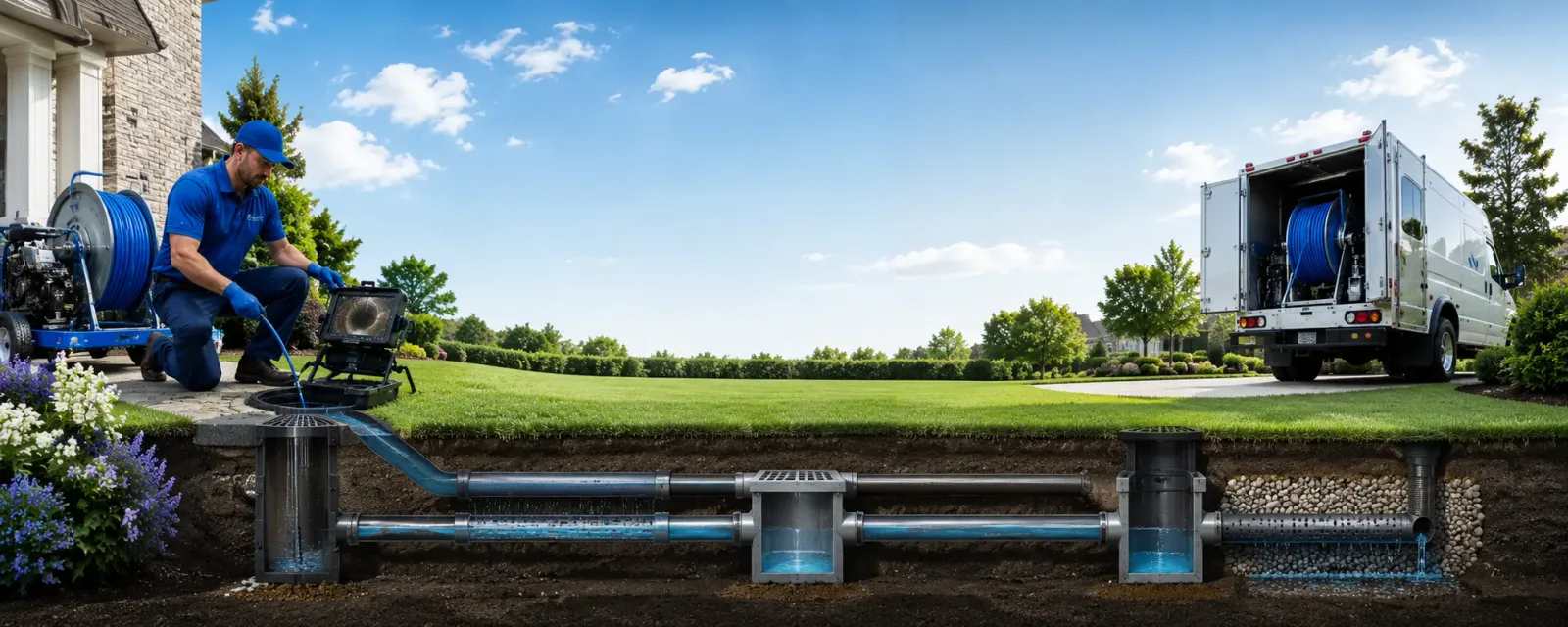 Outdoor drain cleaning information for Garberville, CA